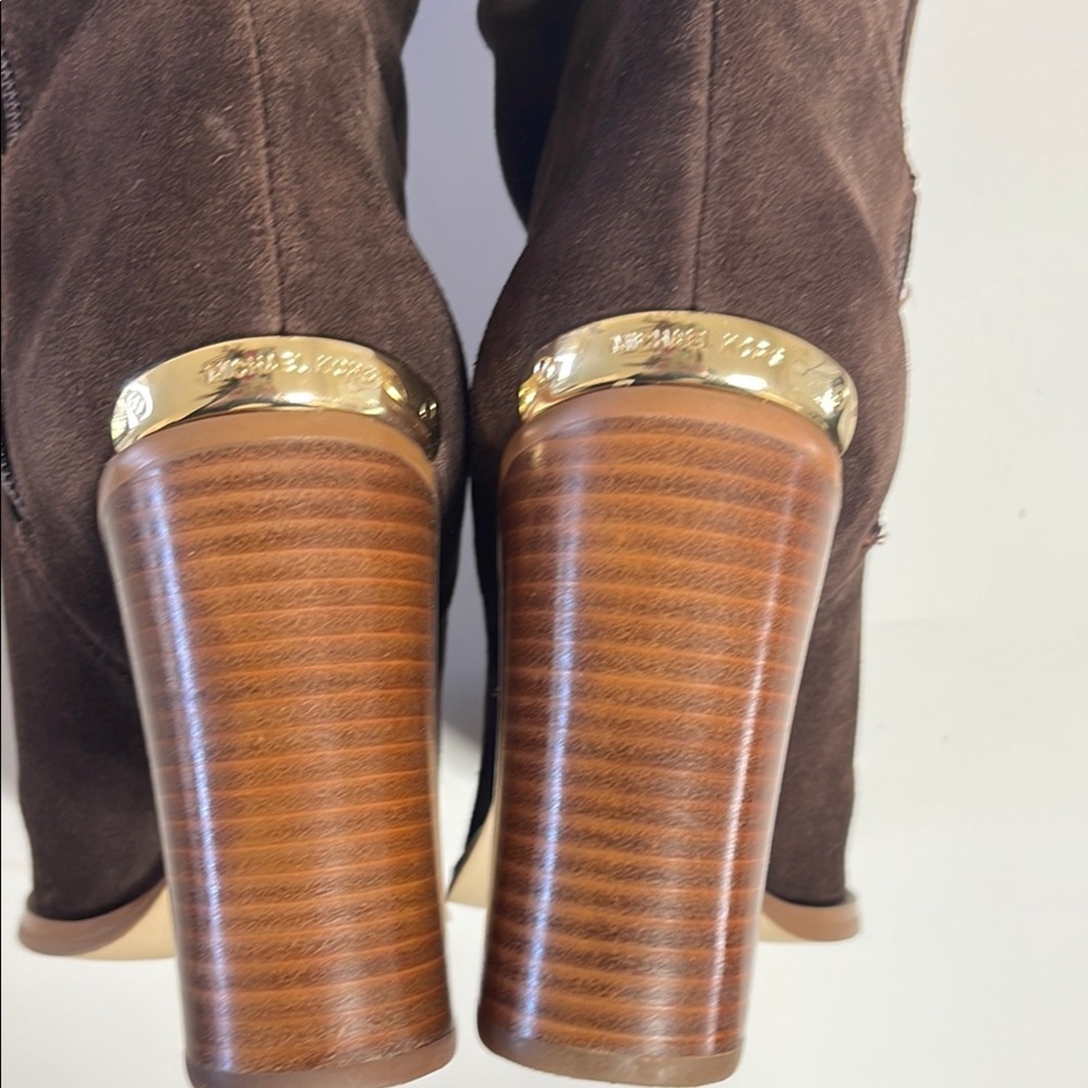Michael Kors Regina Suede Tall Knee-High Boots - Picture 5 of 6